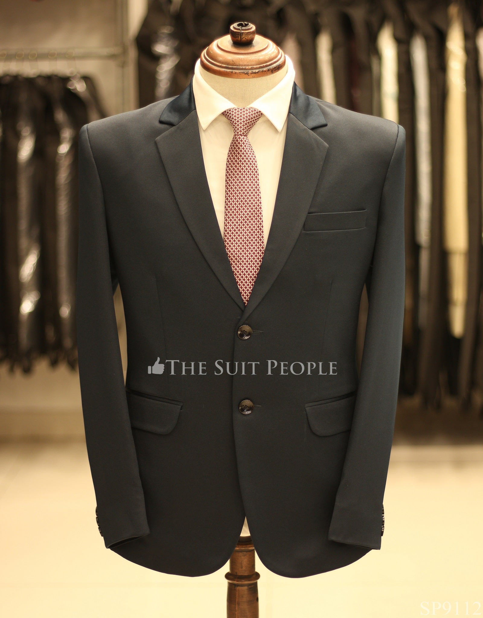 Blue Single Breasted Suit