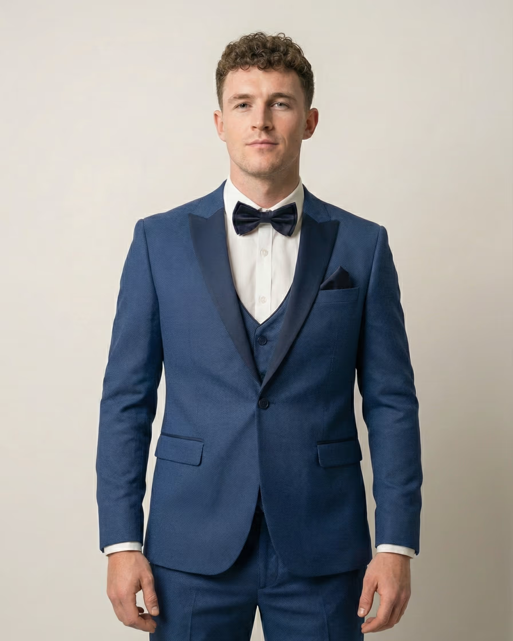 Royal Blue 3-Piece Tuxedo Suit