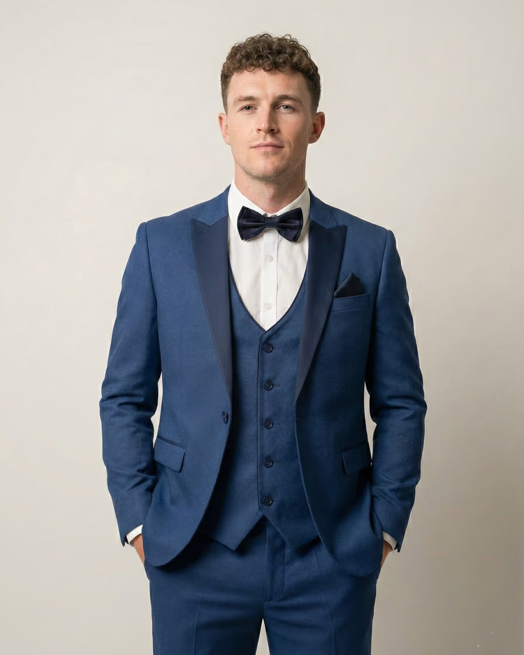 Royal Blue 3-Piece Tuxedo Suit