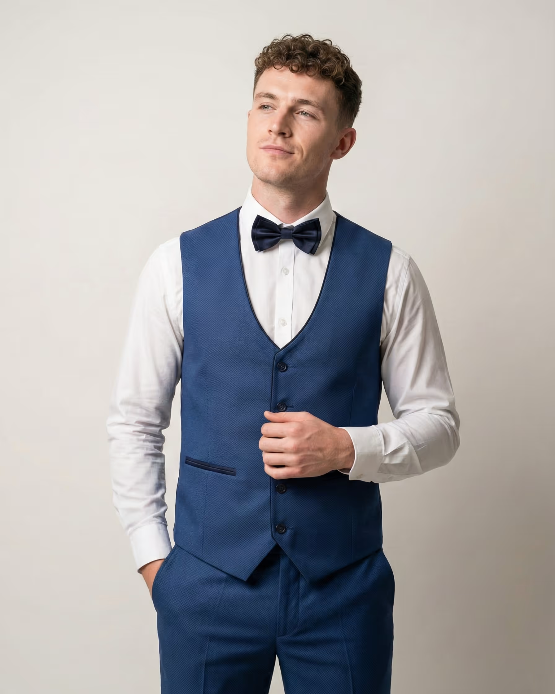 Royal Blue 3-Piece Tuxedo Suit