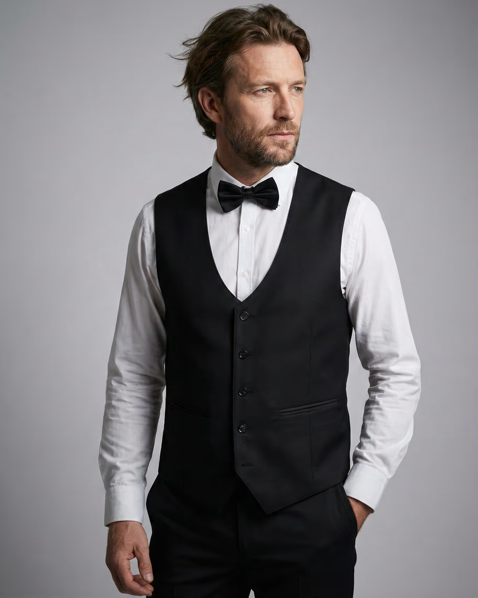 Black 3-Piece Tuxedo Suit