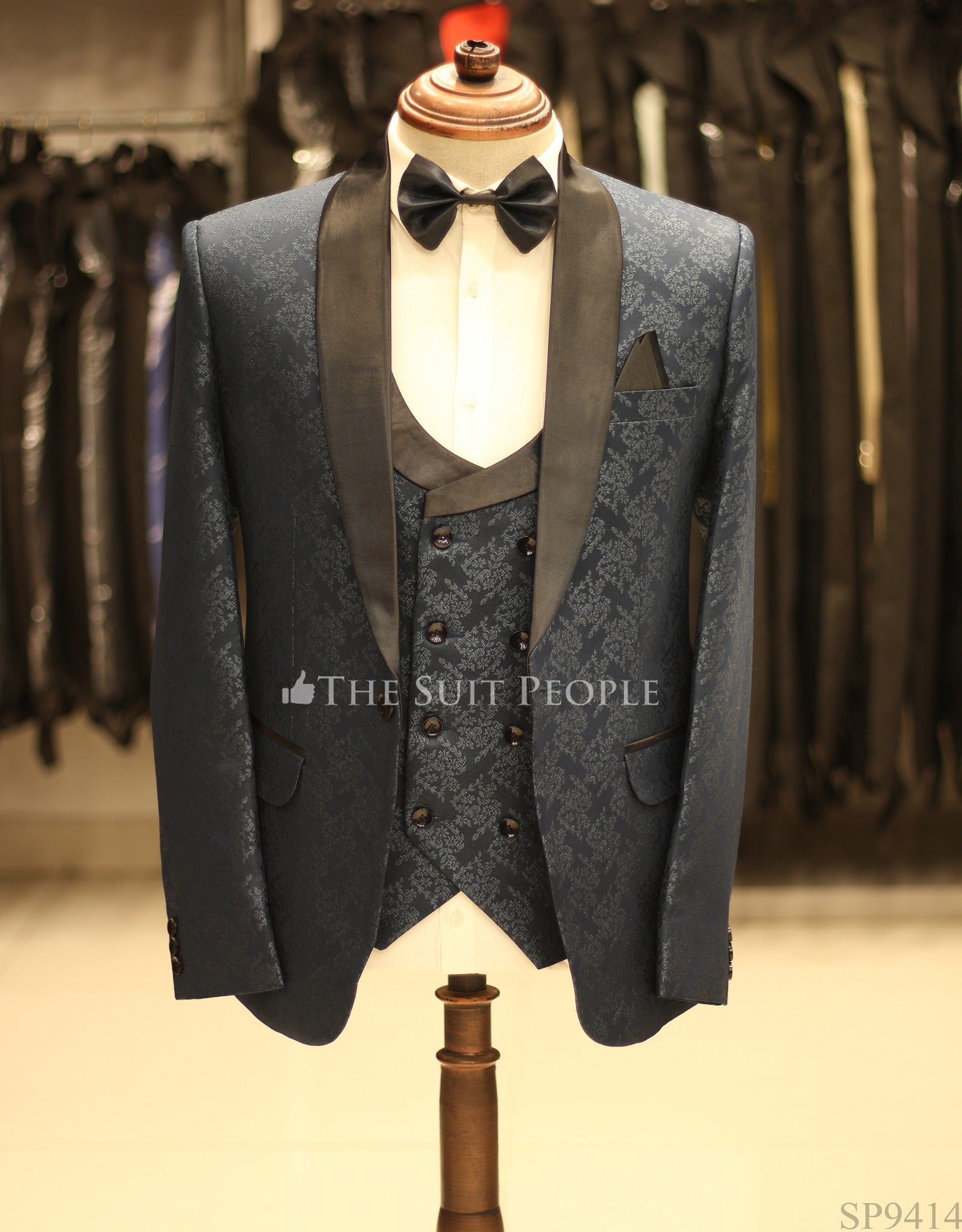 SP9414-3pc Tuxedo Bow (Sp)