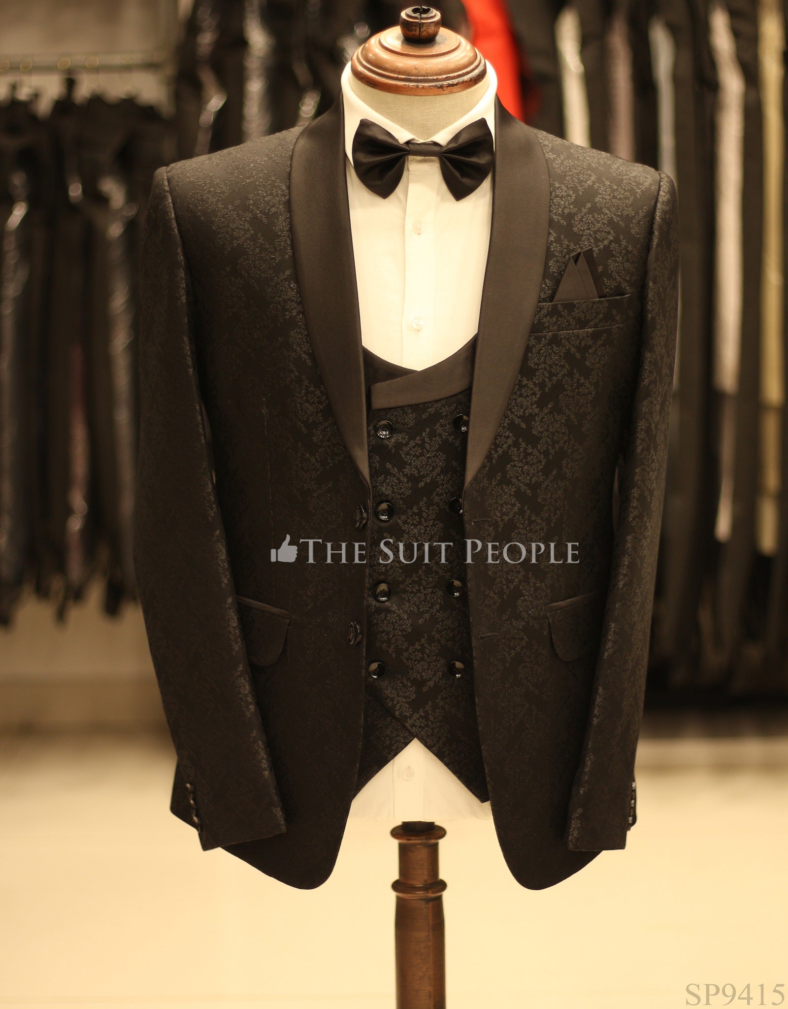 SP9415-3pc Tuxedo Bow (Sp)