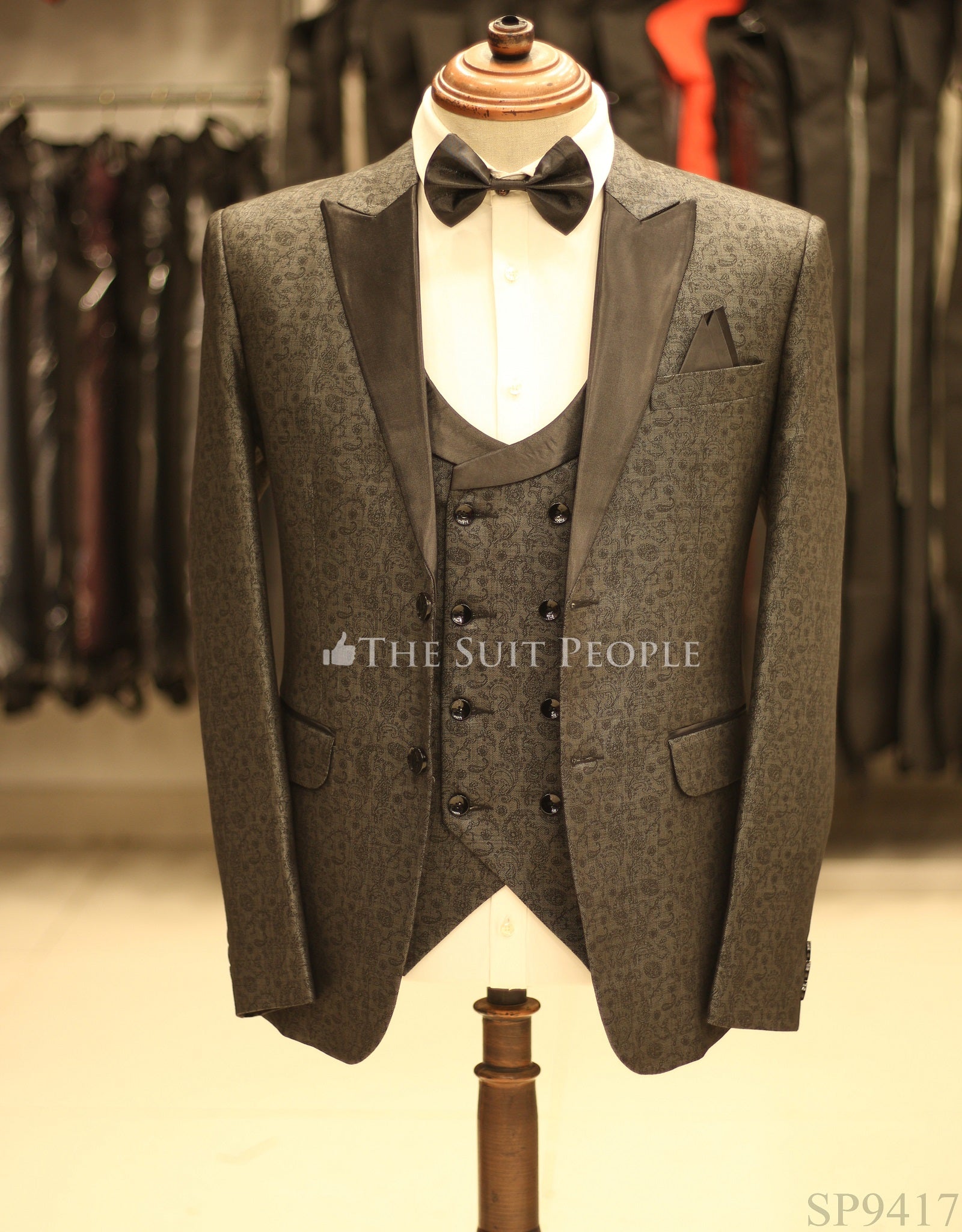 SP9417-3pc Tuxedo Bow (Sp)