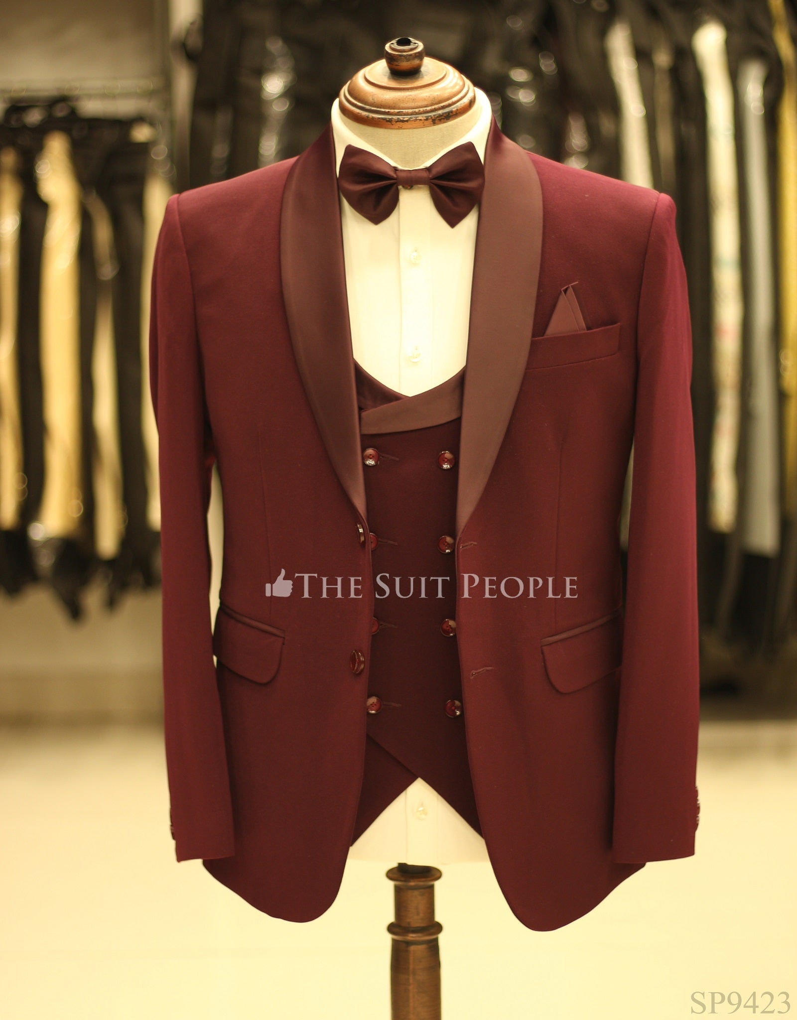 SP9423-3pc Tuxedo Bow (Sp)