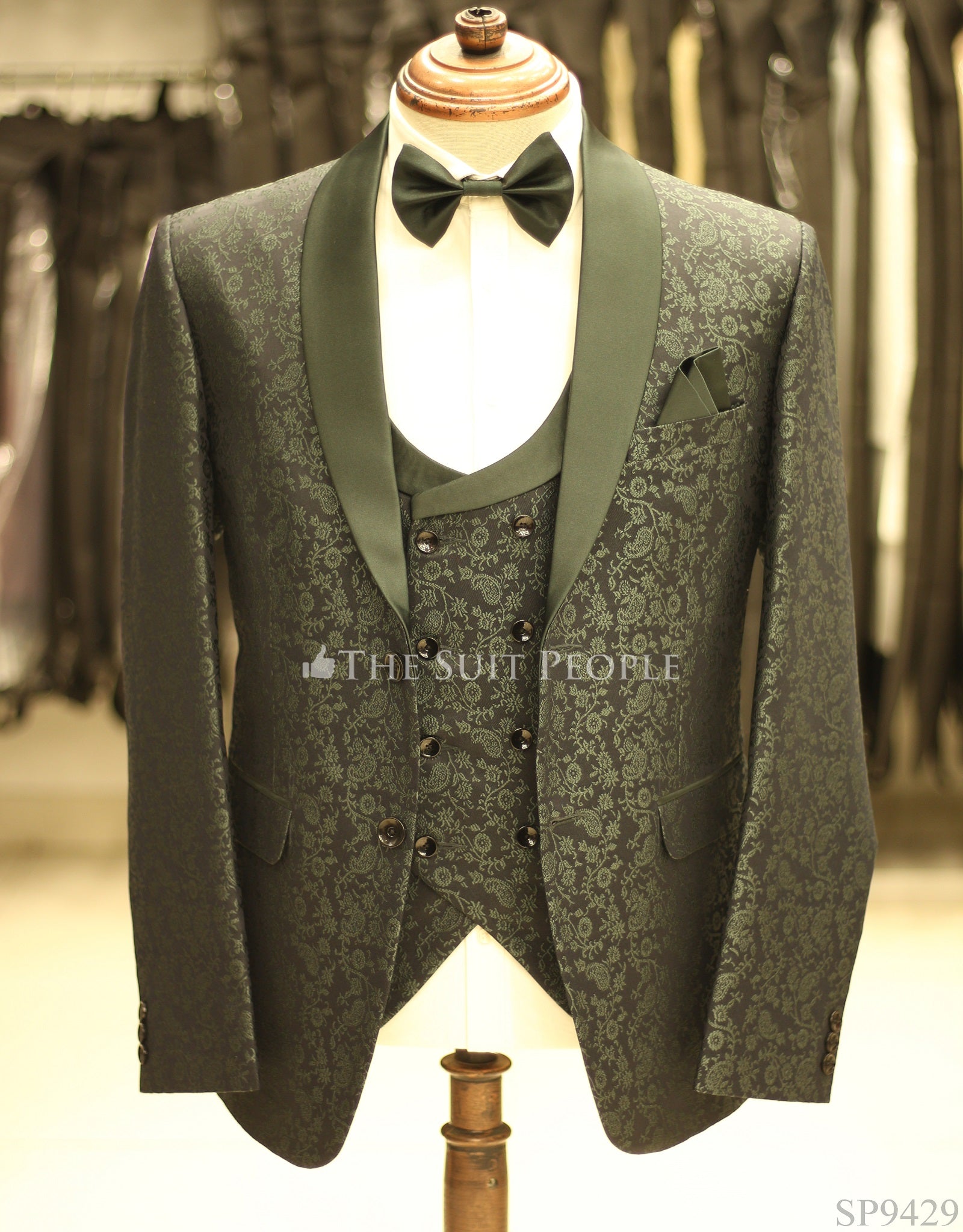 SP9429-3pc Tuxedo Bow (Sp)