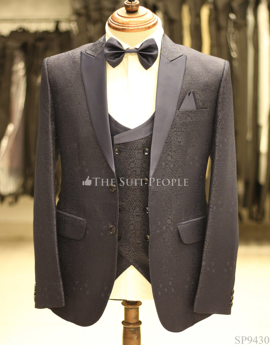 SP9430-3pc Tuxedo Bow (Sp)
