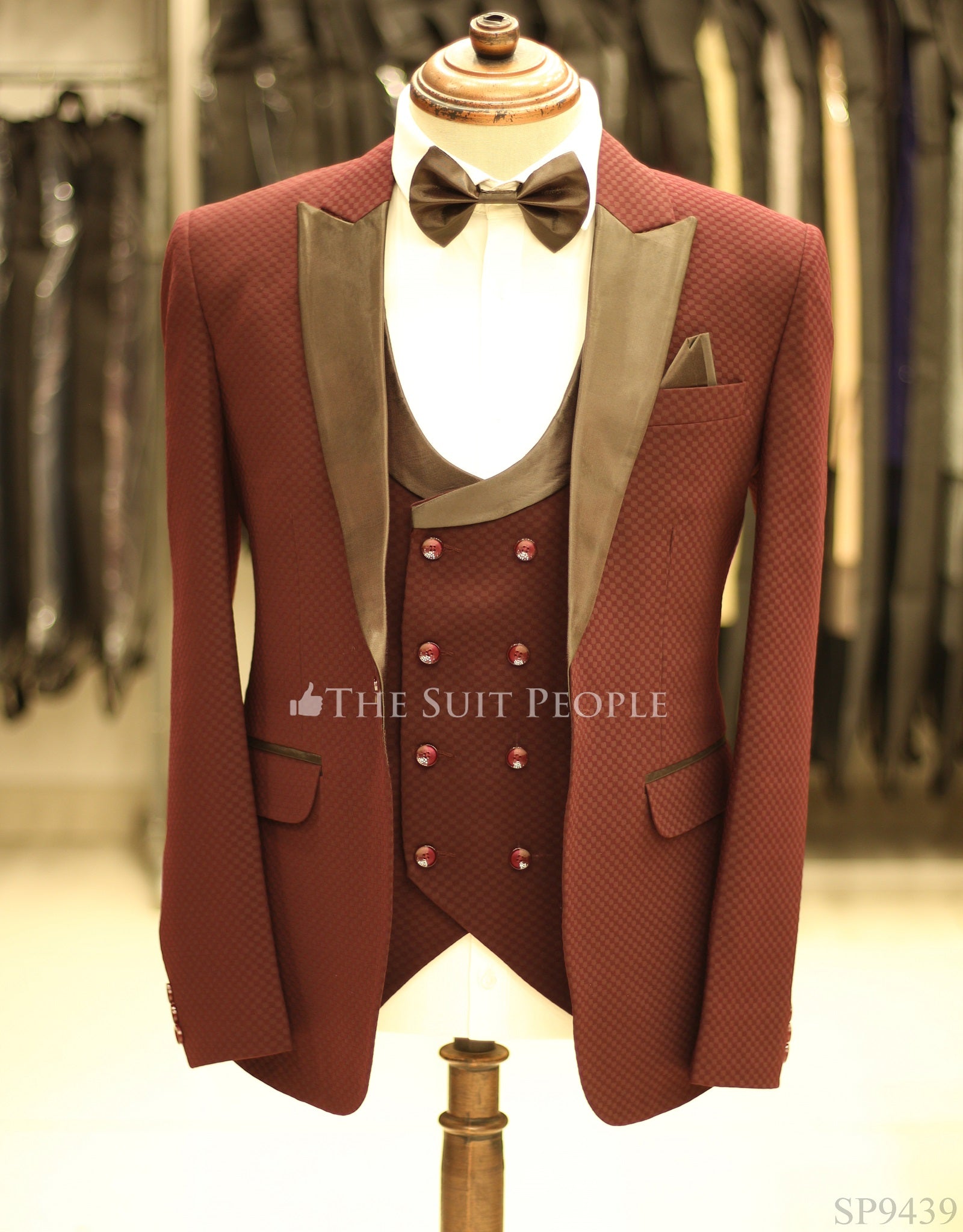 SP9439-3pc Tuxedo Bow (Sp)