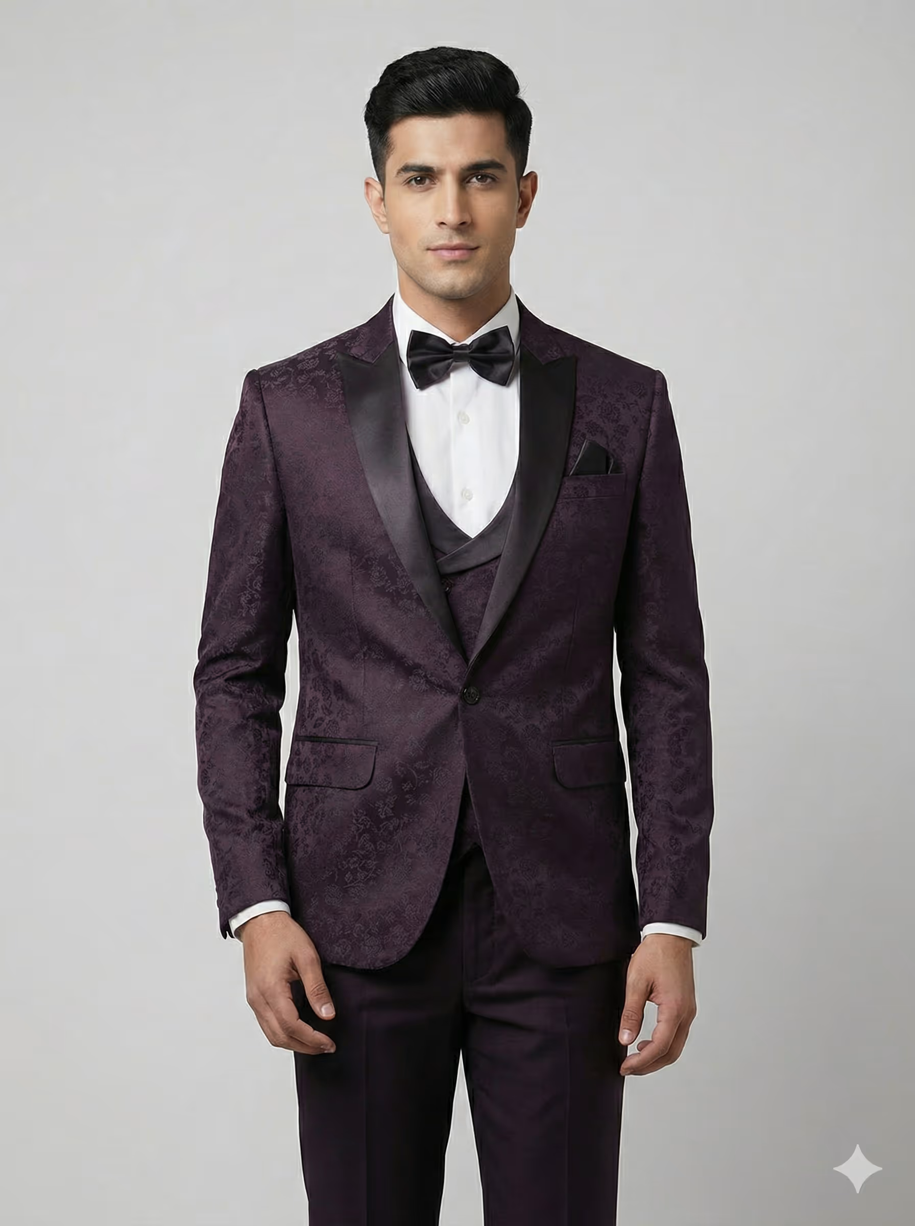 SP9441-3pc Tuxedo Bow (Sp)