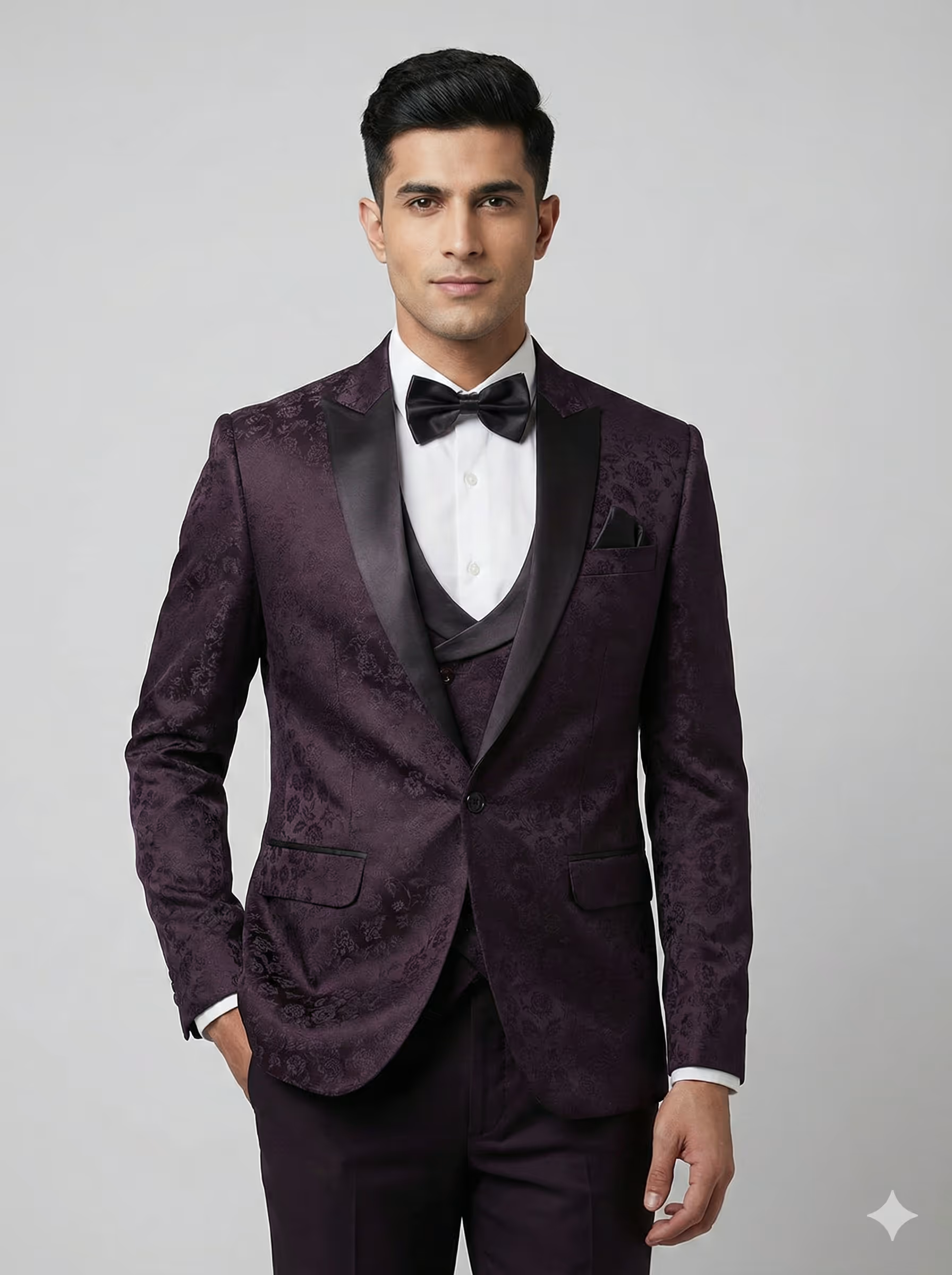 SP9441-3pc Tuxedo Bow (Sp)