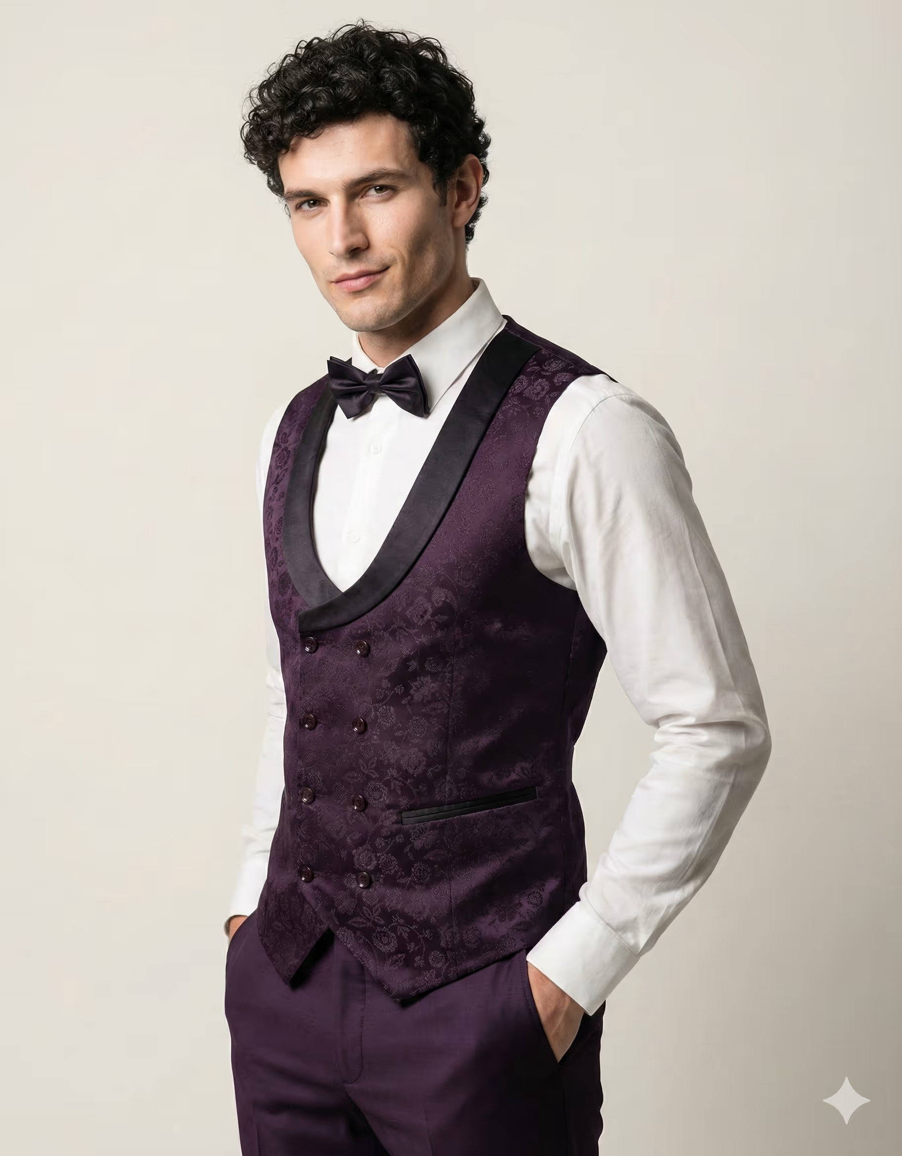 SP9441-3pc Tuxedo Bow (Sp)